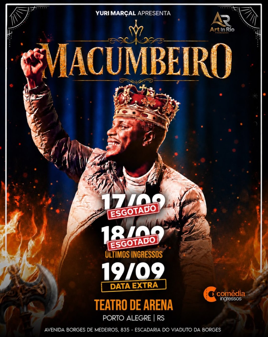 Yuri Marçal Apresenta MACUMBEIRO - Novo Show - PORTO ALEGRE - RS
