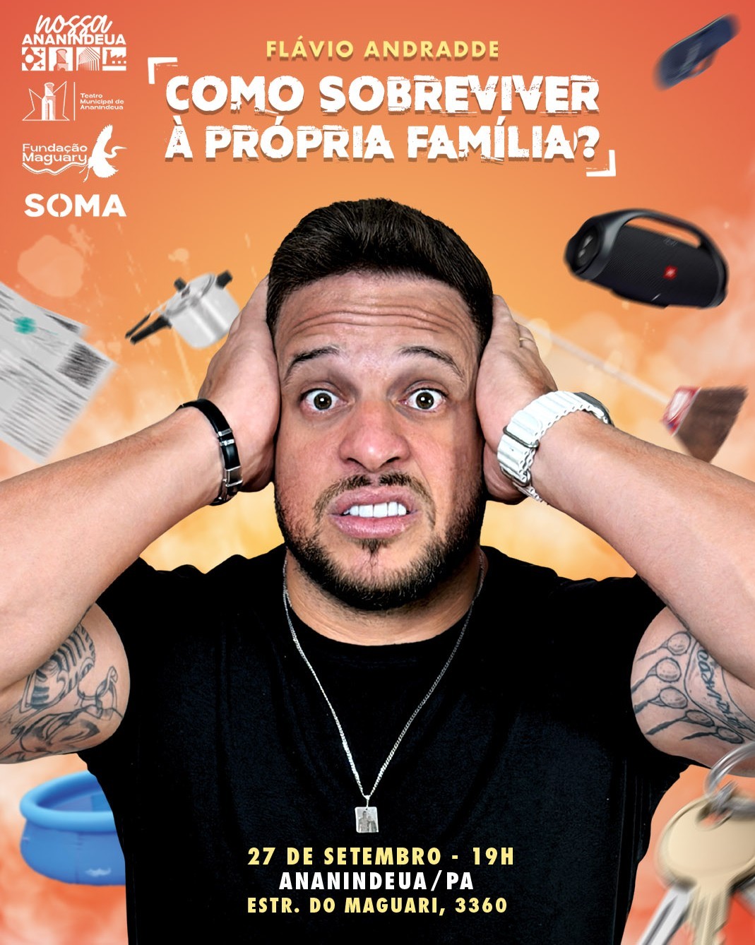 Flávio Andradde - Como Sobreviver À Propria Família? | Ananindeua | Teatro Municipal Ananindeua