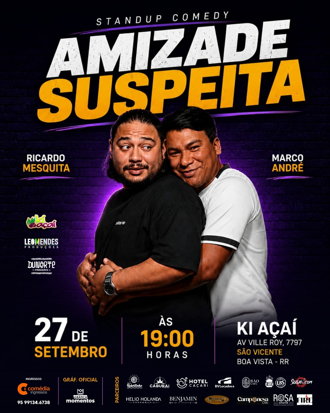 Amizade Suspeita - Stand up - Comedy | São Vicente | Ki Açai