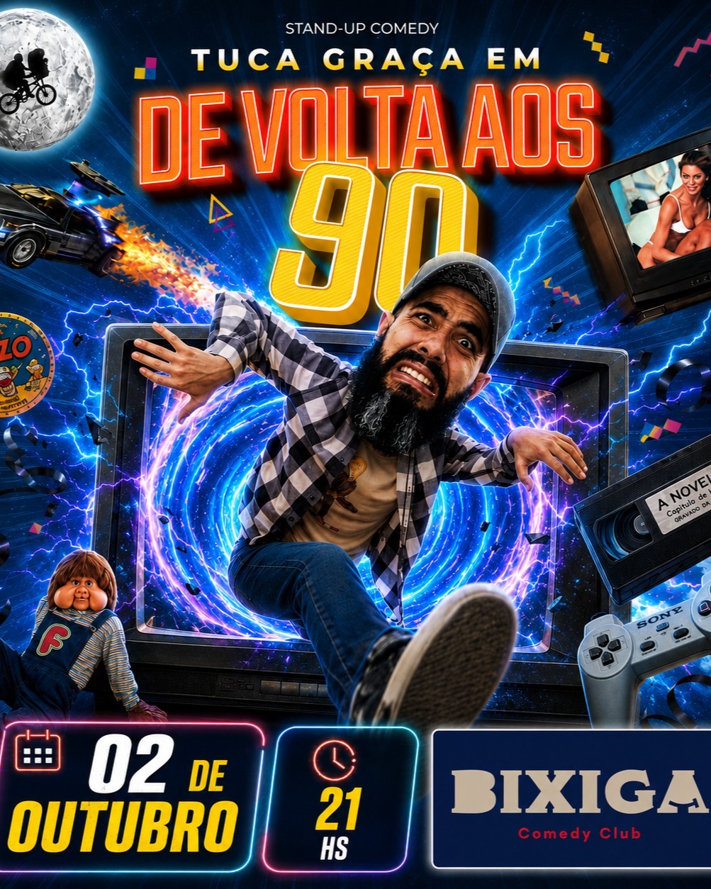 Tuca Graça - De Volta Aos 90 - SP - Bixiga Comedy