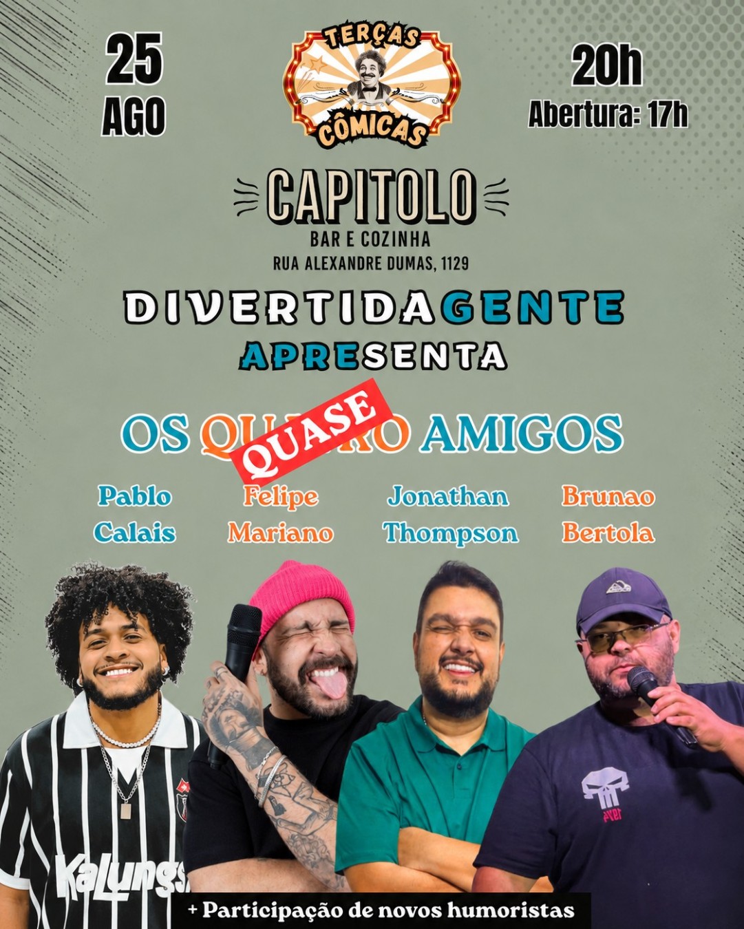 Terças Cômicas - DivertidaGente Apresenta - Os Quase Amigos
