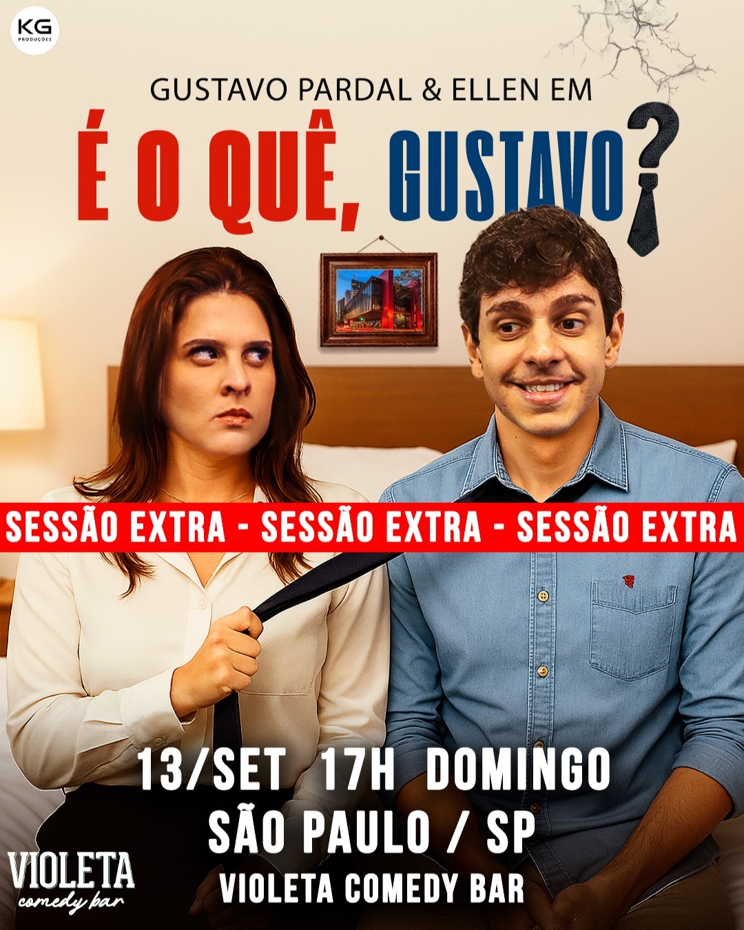 (SESSÃO EXTRA) GUSTAVO PARDAL e ELLEN em É O QUÊ, GUSTAVO? em São Paulo!