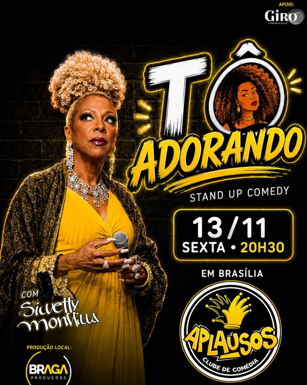 Silvetty Montilla - Tô Adorando | Brasília | Aplausos Clube de Comédia