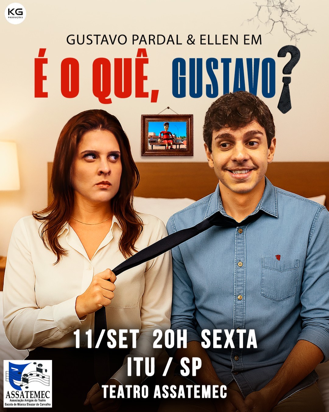 GUSTAVO PARDAL e ELLEN em É O QUÊ, GUSTAVO? em ITU!