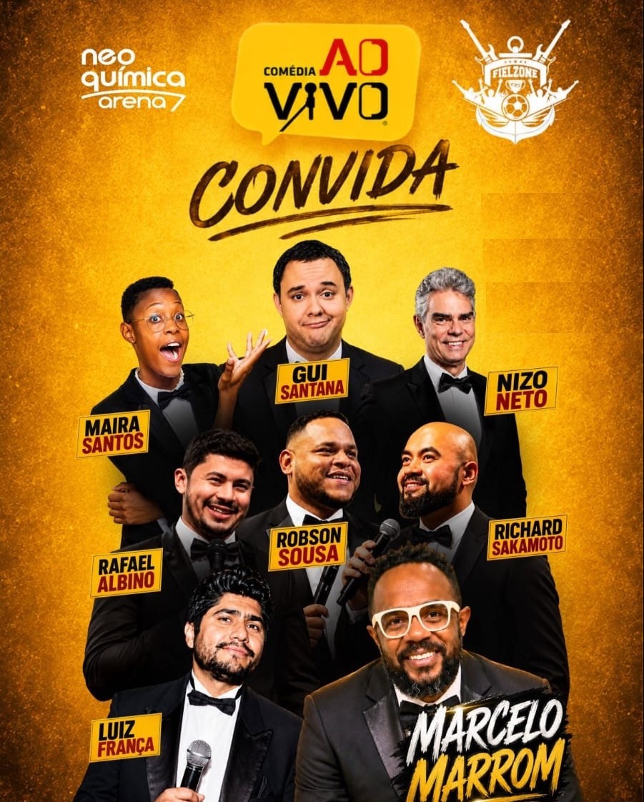 Comedia Ao Vivo Convida | Itaquera | Arena Corinthians