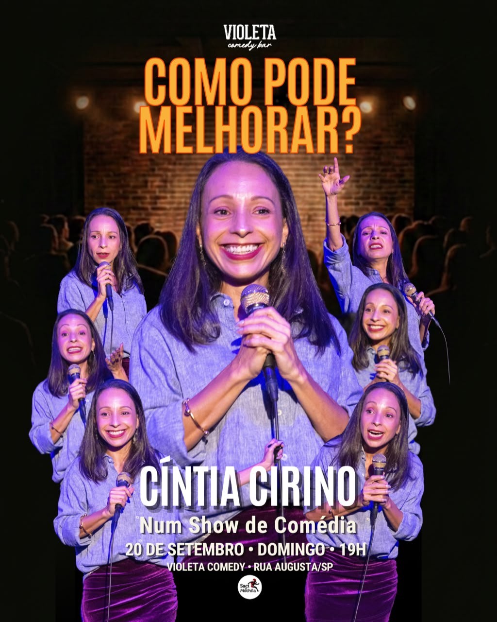 CINTIA CIRINO em COMO PODE MELHORAR? - Show de Comédia