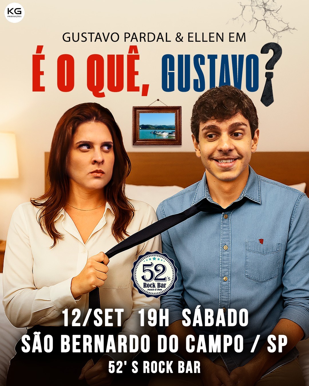 GUSTAVO PARDAL e ELLEN em É O QUÊ, GUSTAVO? em São Bernardo do Campo!