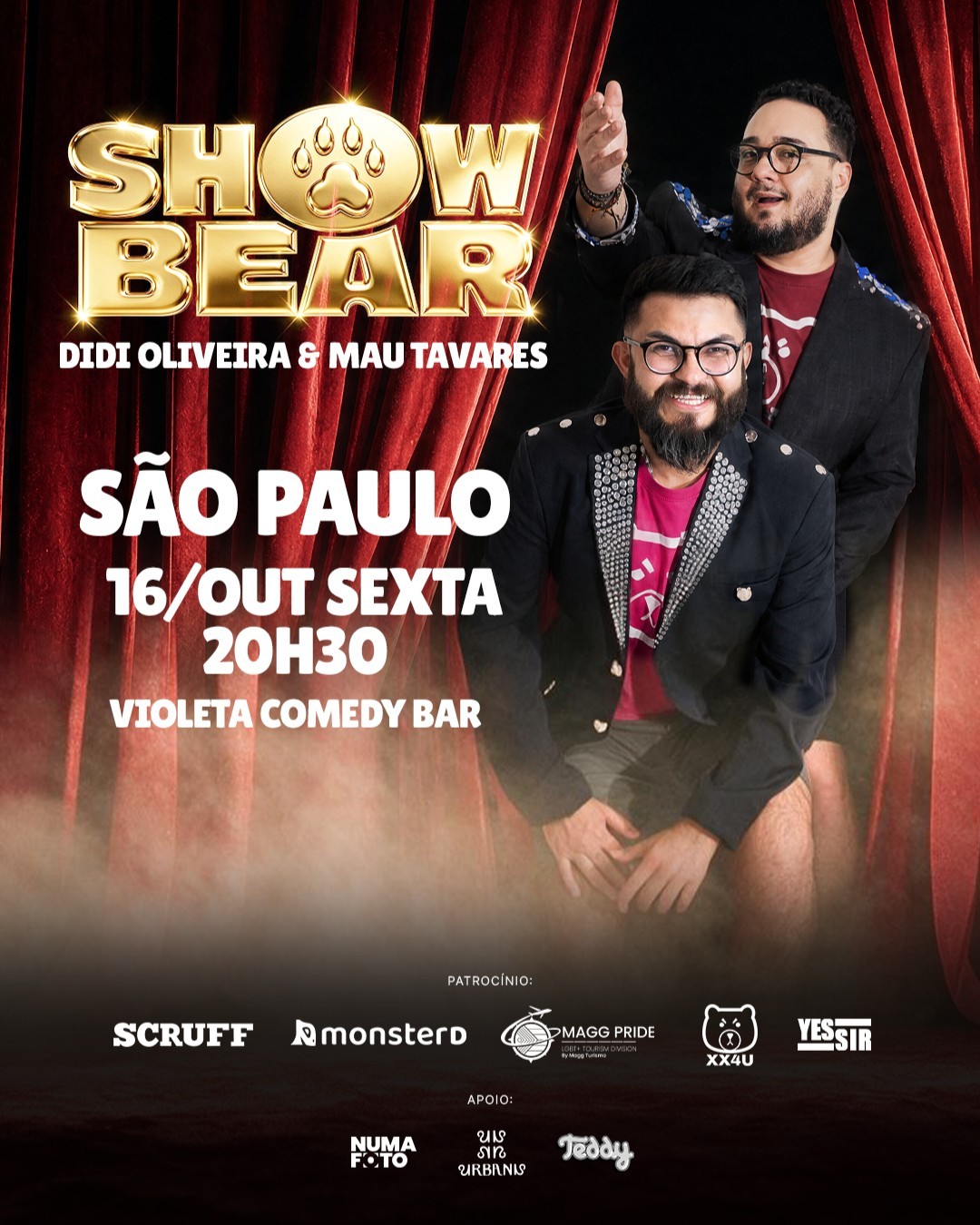 SHOW BEAR com MAU TAVARES e DIDI OLIVEIRA