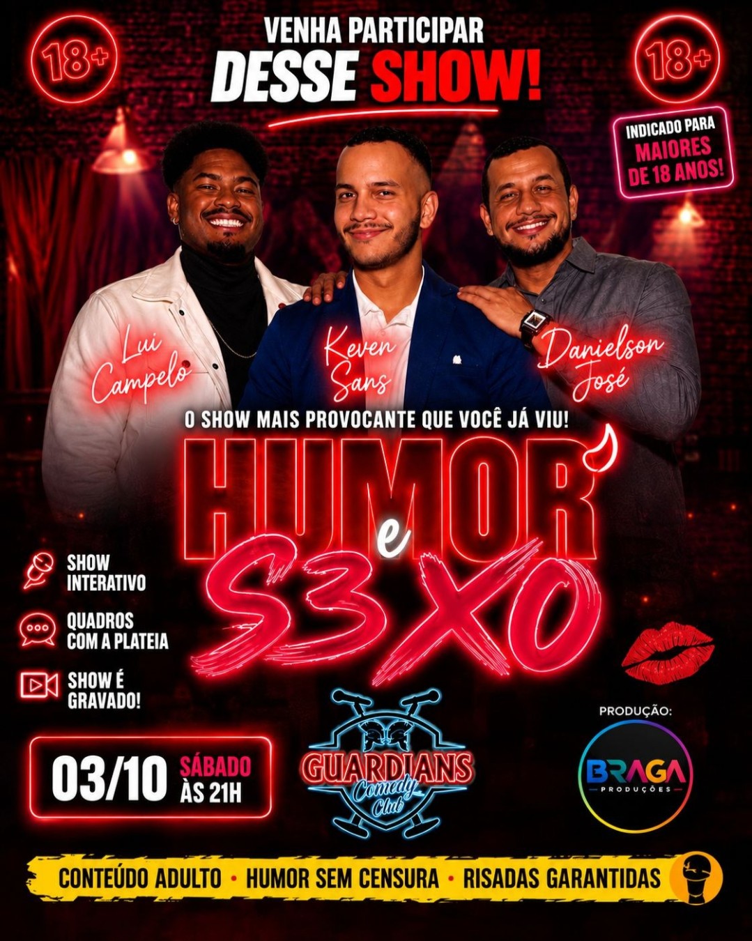 Humor e S3x0 - Stand Up comedy