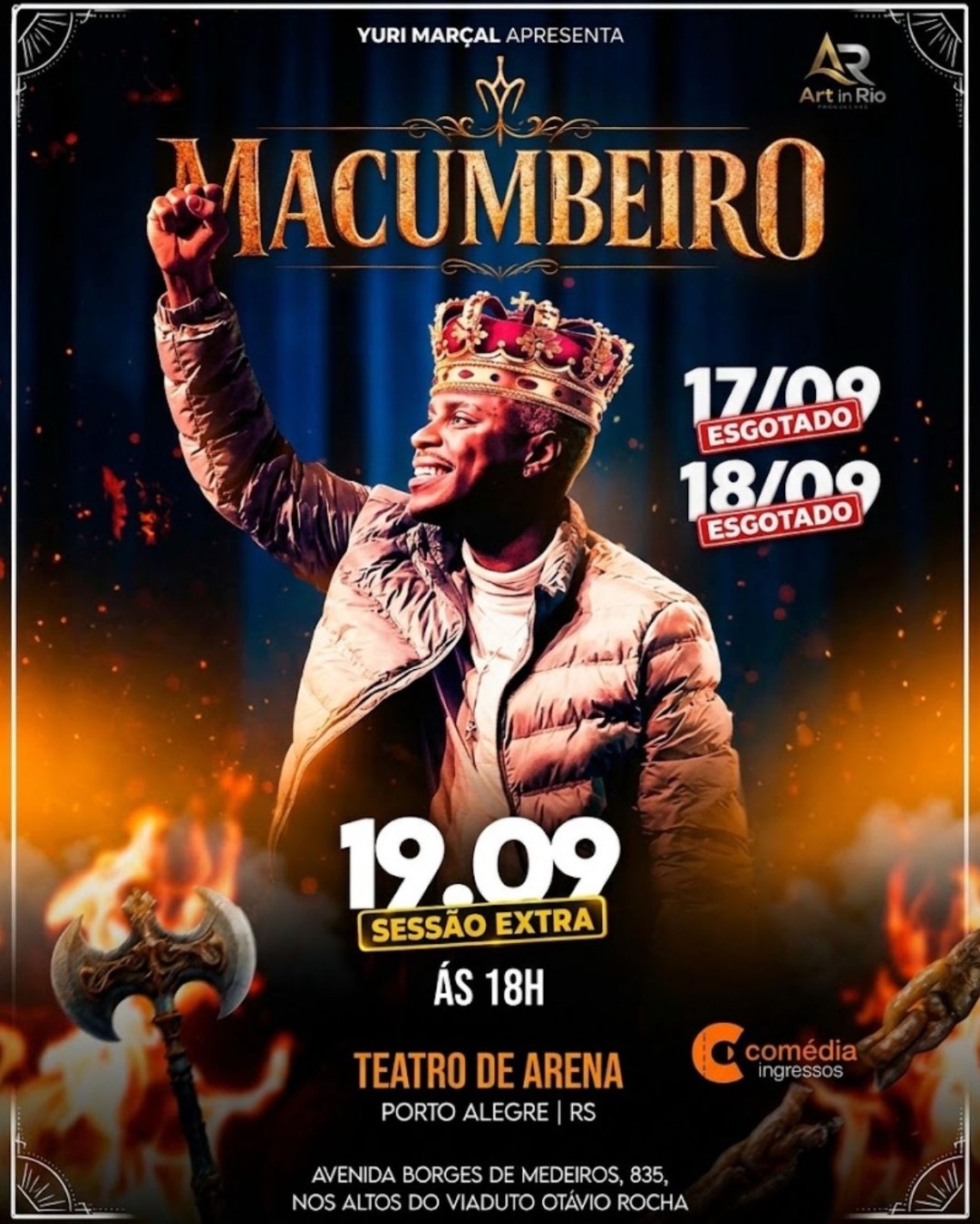 Yuri Marçal Apresenta MACUMBEIRO - Novo Show - PORTO ALEGRE - RS