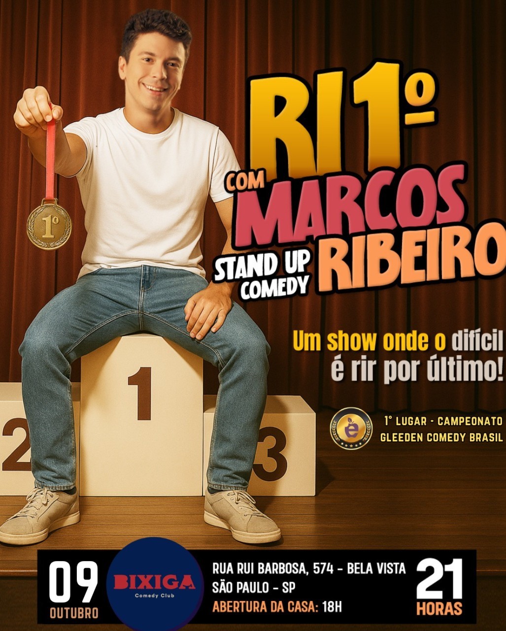 Ri primeiro com Marcos Ribeiro - Stand Up Comedy