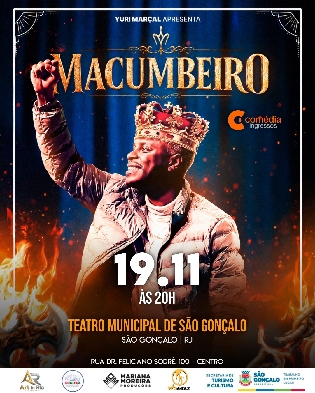 Yuri Marçal Apresenta MACUMBEIRO - Novo Show - São Gonçalo - RJ