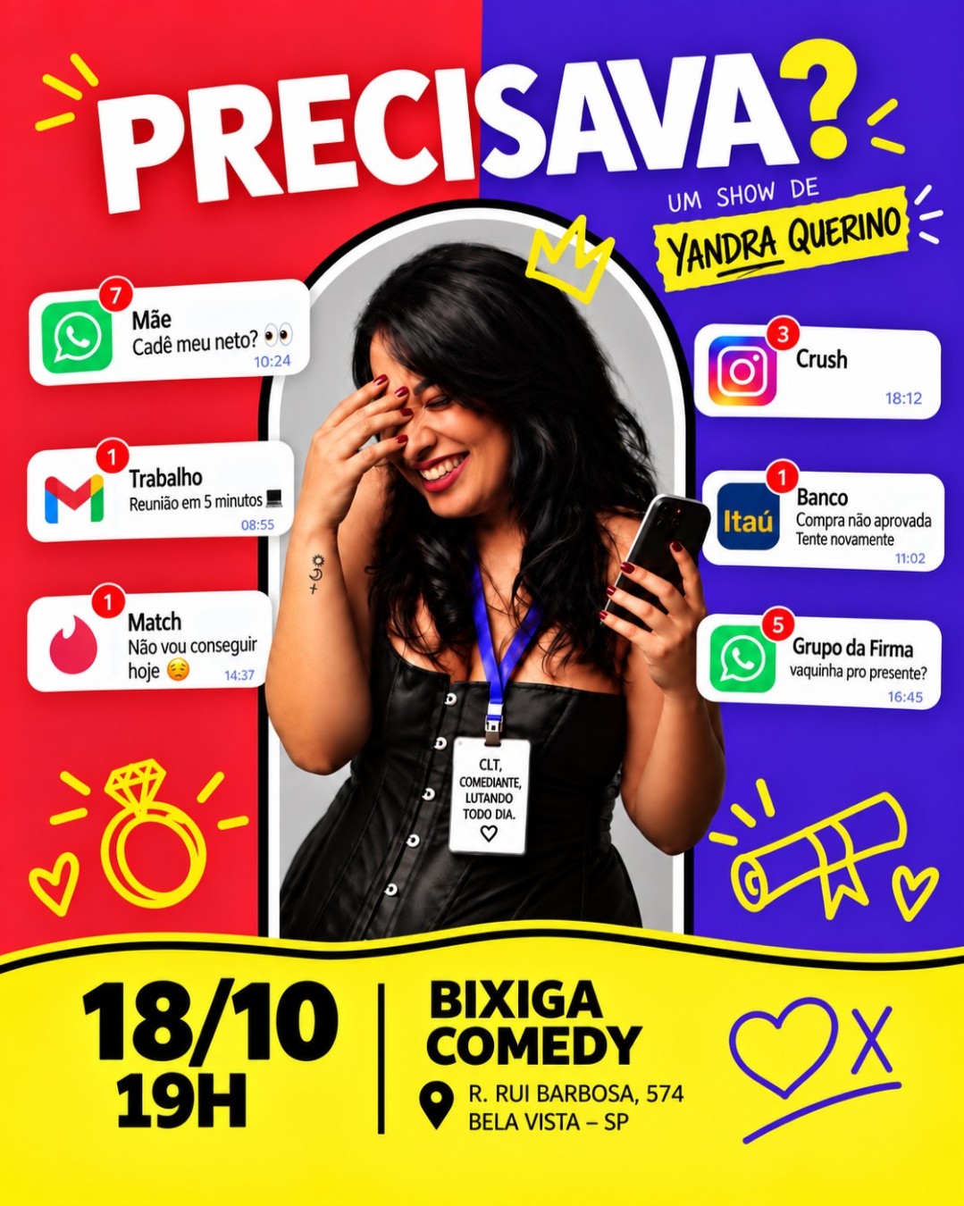 Yandra Querino  - Precisava? - SP - Bixiga Comedy