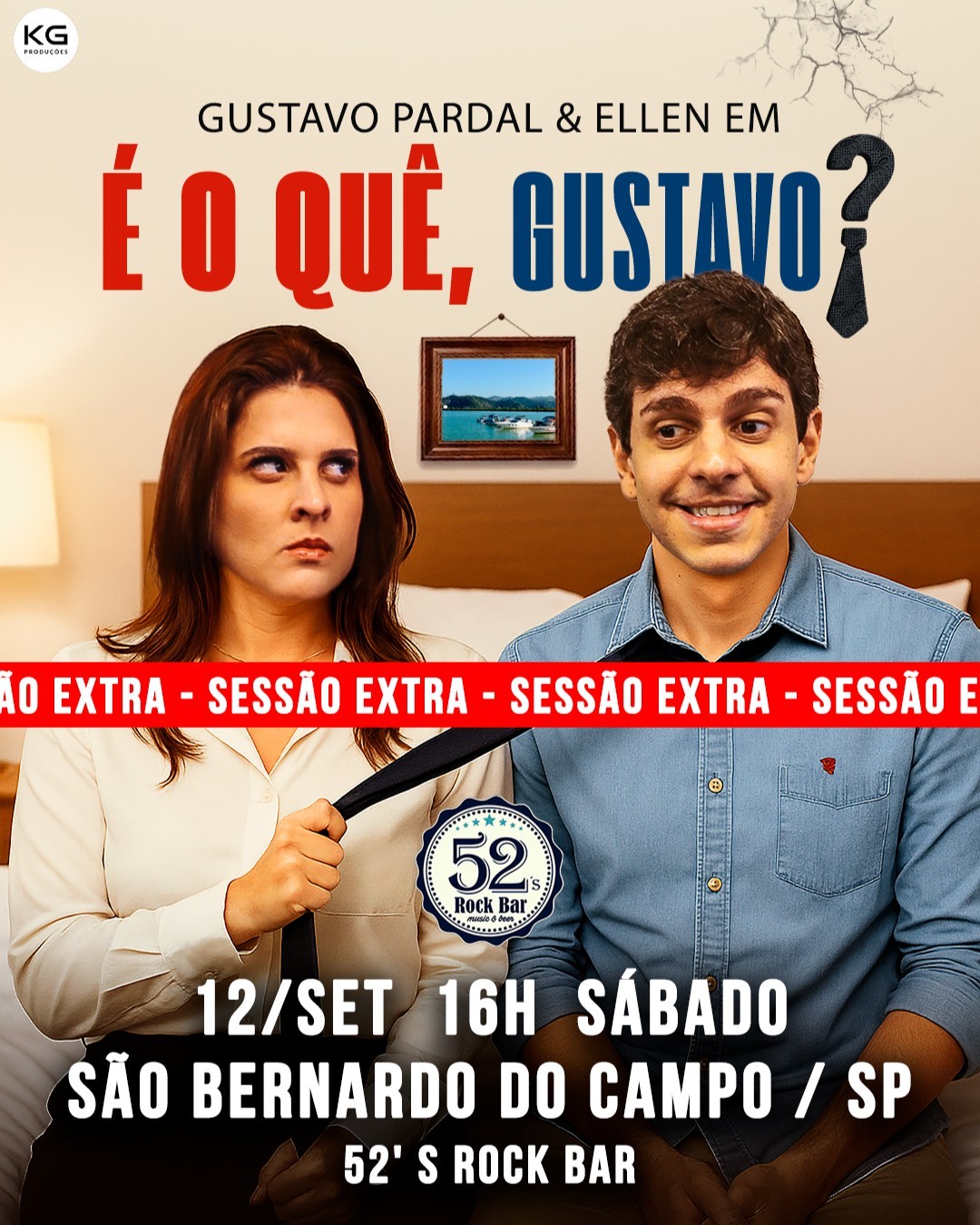 (SESSÃO EXTRA) GUSTAVO PARDAL e ELLEN em É O QUÊ, GUSTAVO? em São Bernardo do Campo!