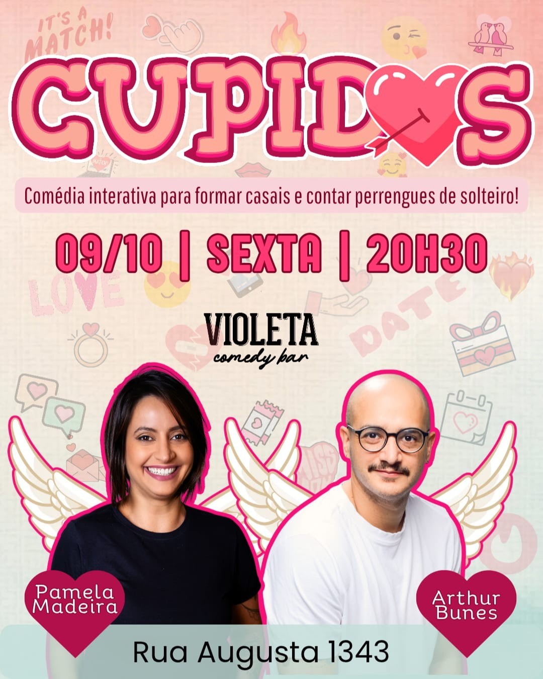 CUPIDOS - Show de comédia interativo