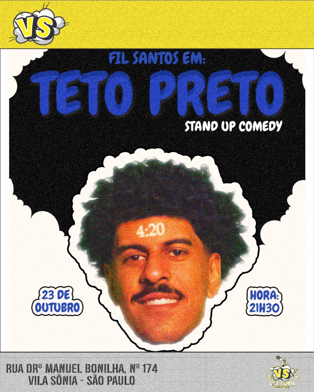 TETO PRETO - FIL SANTOS