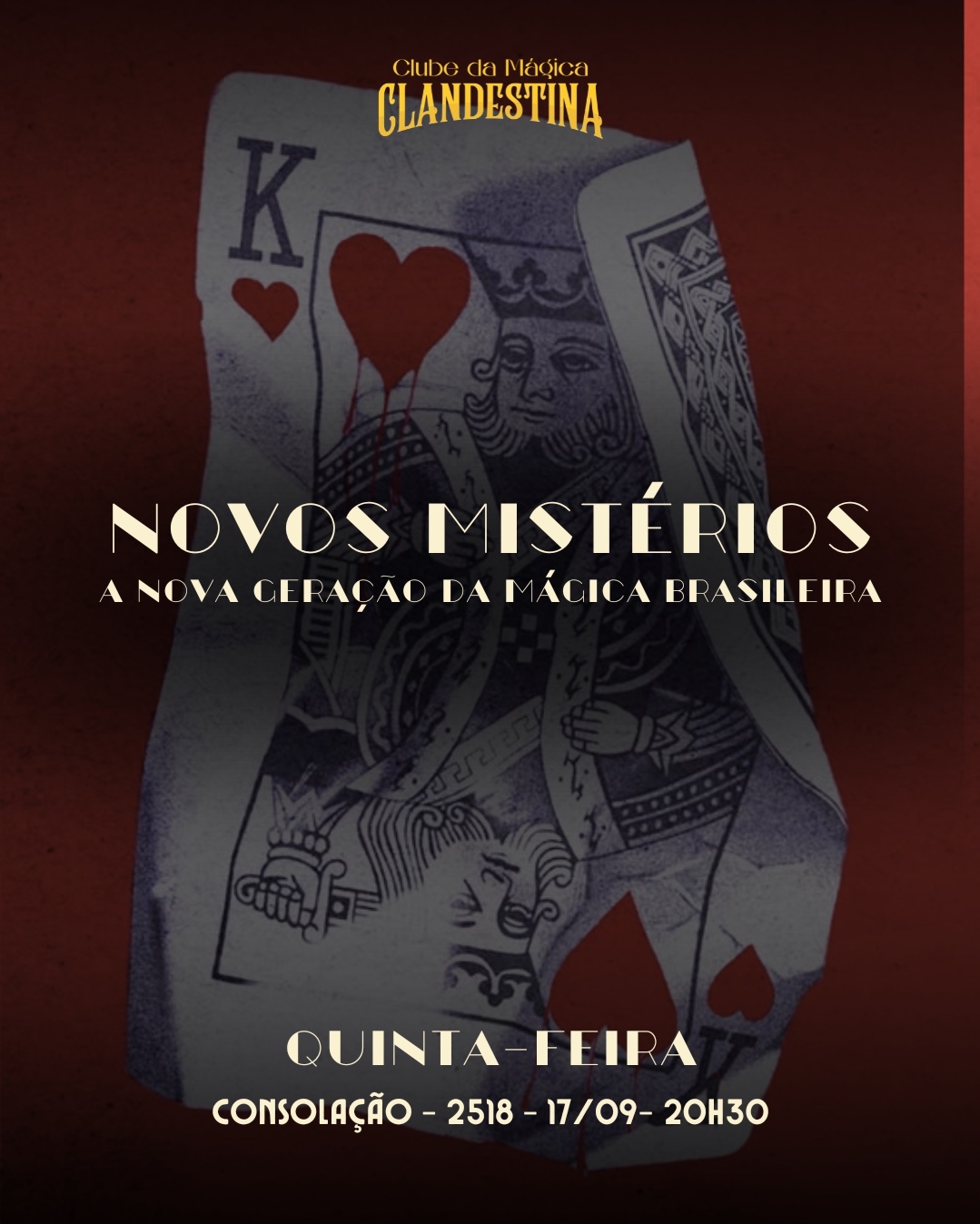 SHOW DE MÁGICA - NOVOS MISTÉRIOS