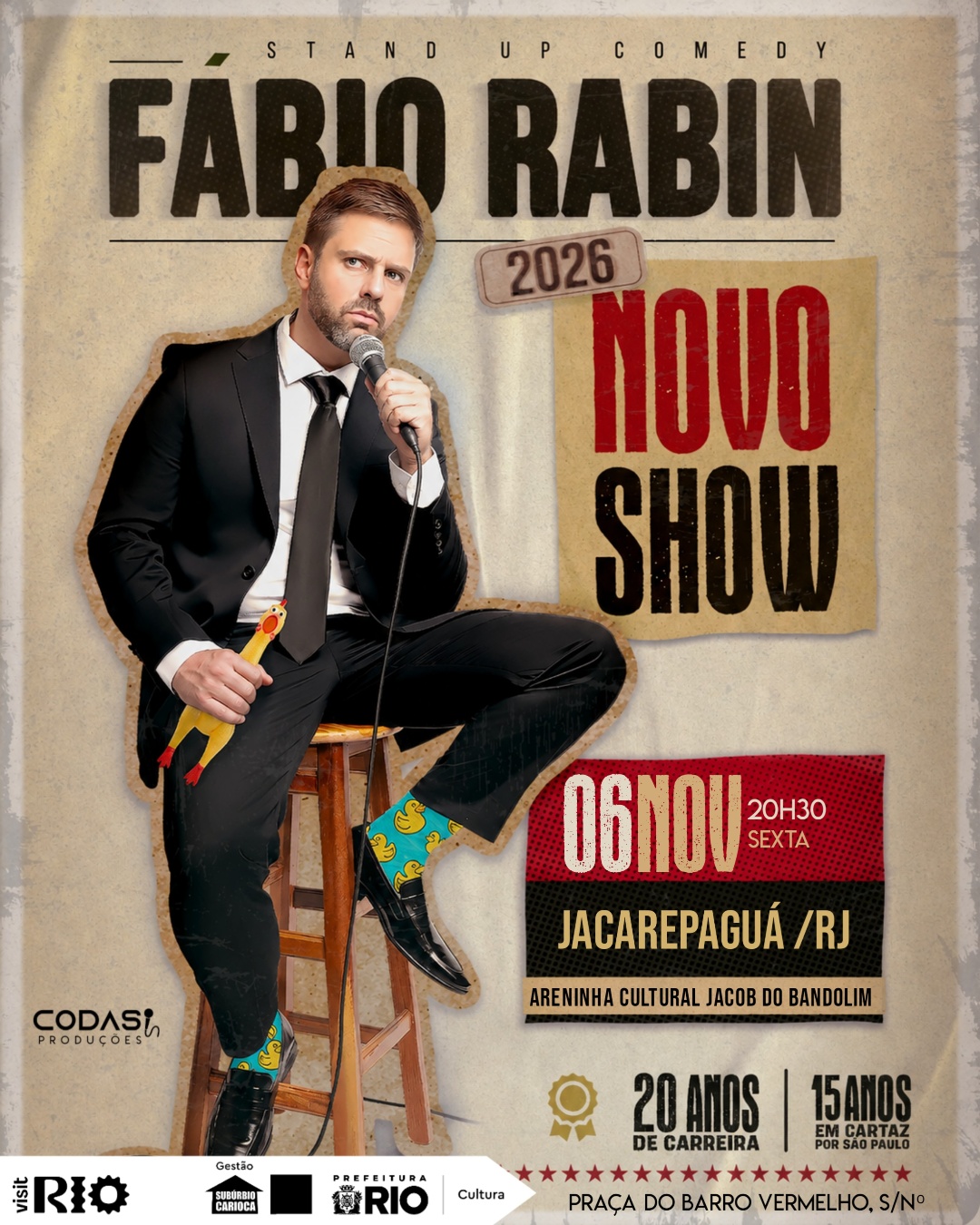 Fabio Rabin - Novo Show - JACAREPAGUÁ