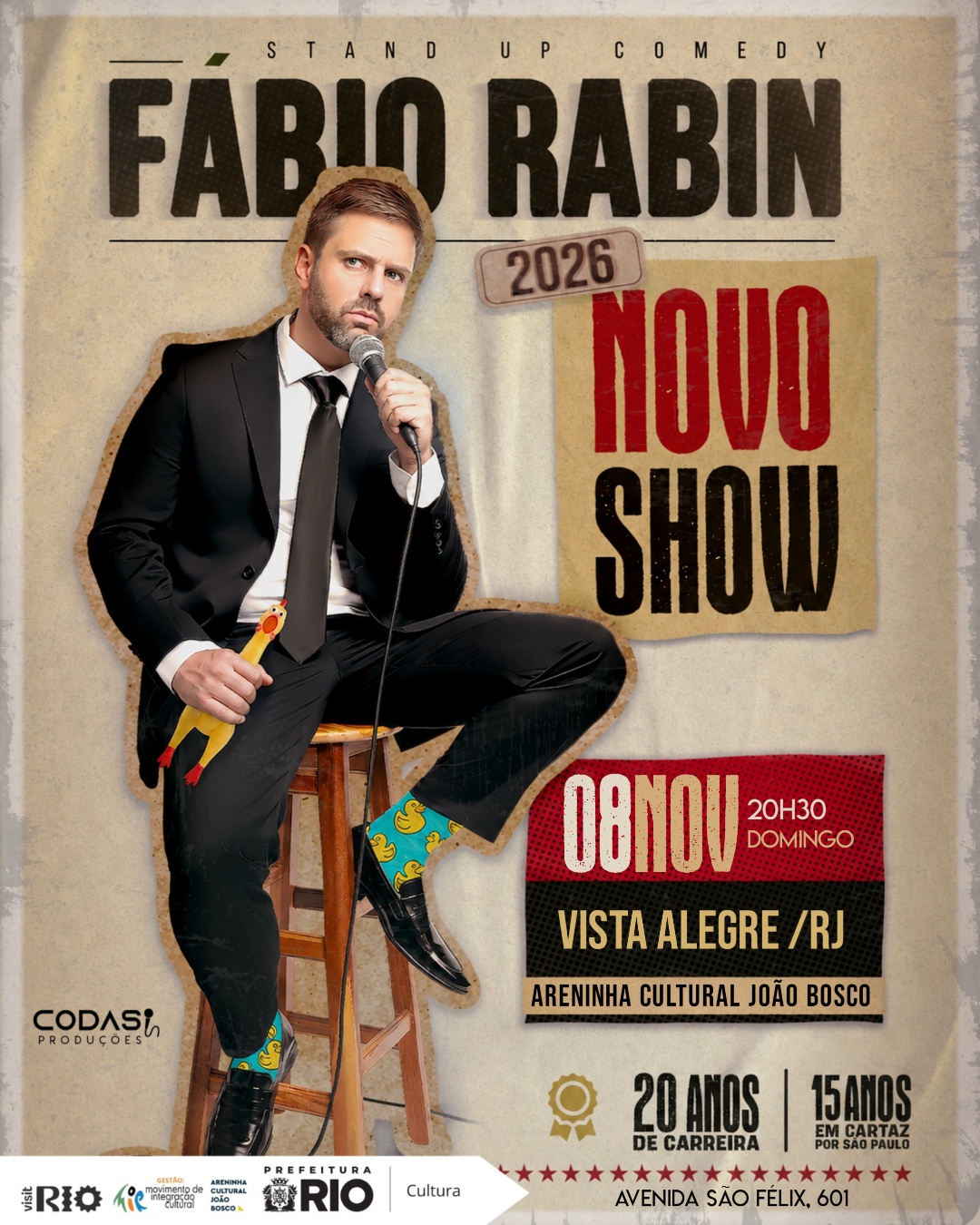 Fabio Rabin - Novo Show - VISTA ALEGRE