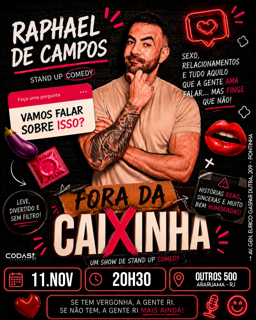 Raphael de Campos Fora da Caixinha - ARARUAMA