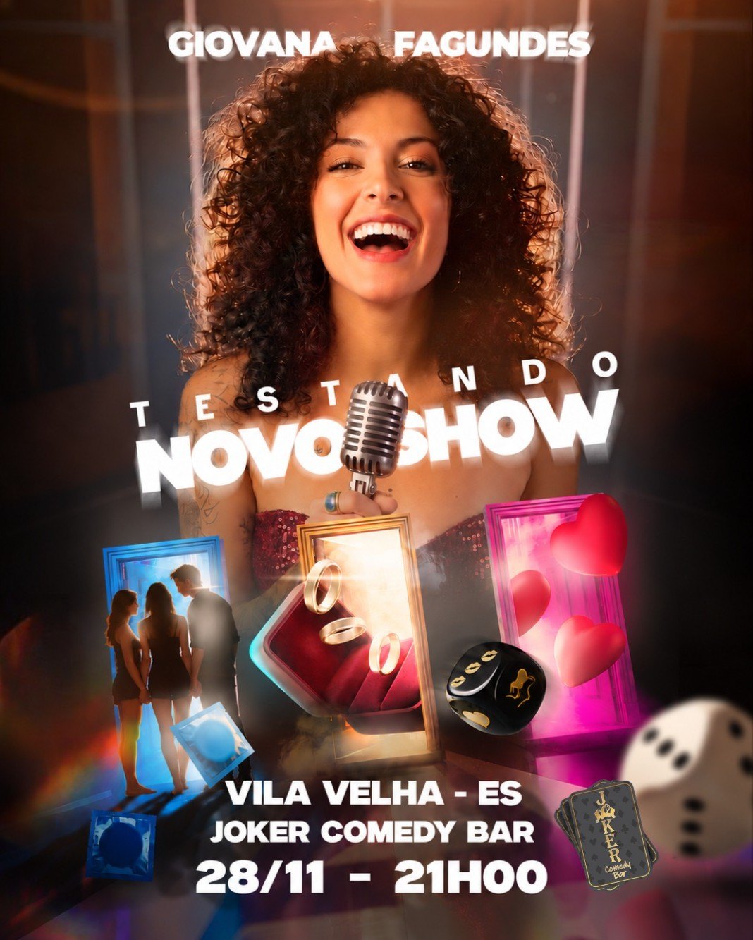 Giovana Fagundes - Testando novo Show [28/11 as 21h ] | Vila Velha | Joker Comedy
