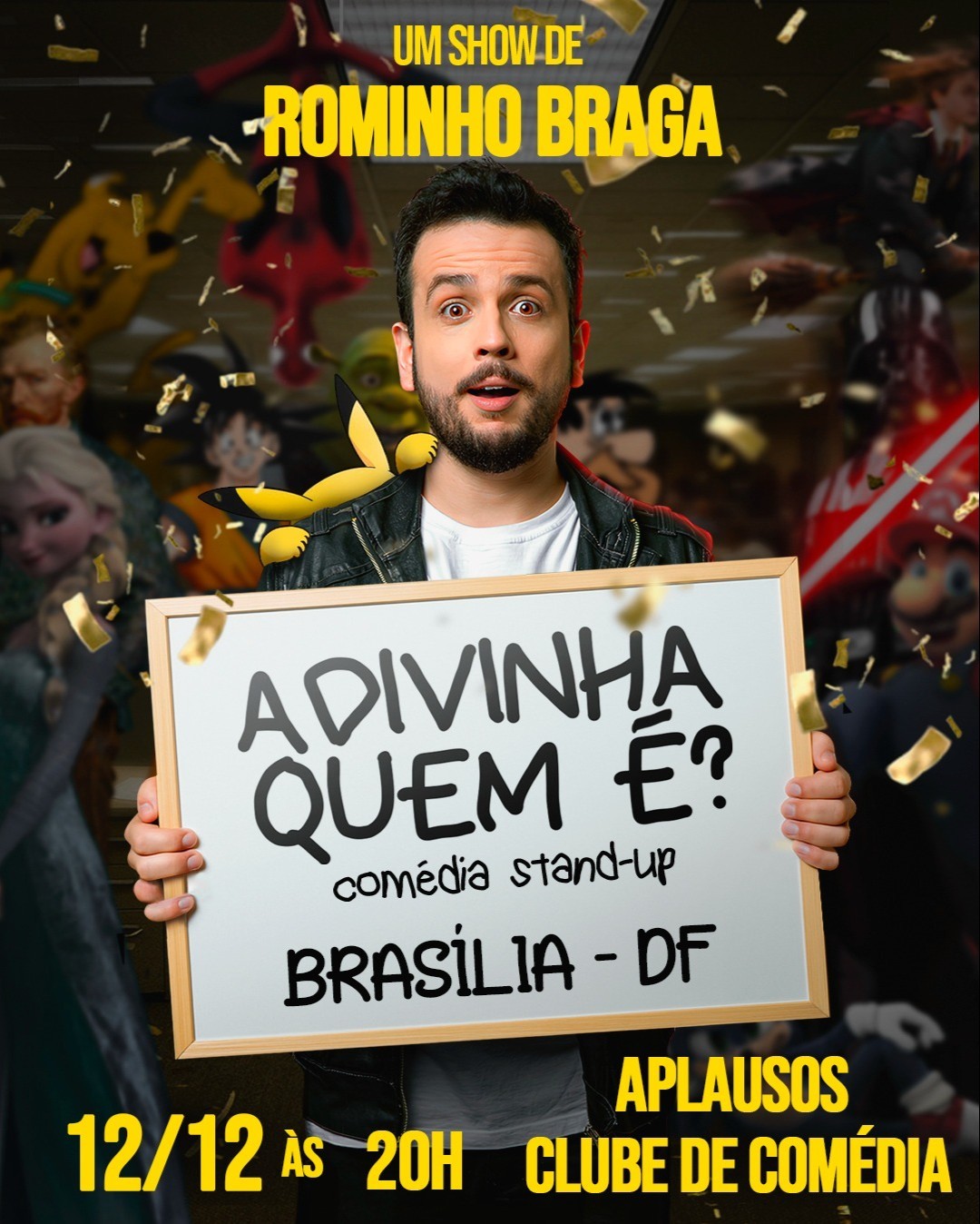 Rominho Braga - Adivinha quem é? | Brasília - Aplausos Clube de Comédia