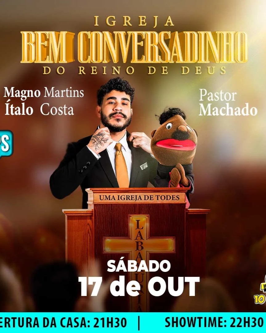 Pastor Machado em Igreja Bem Conversadinho do Reino de Deus | Campinas - Hillarius CPS