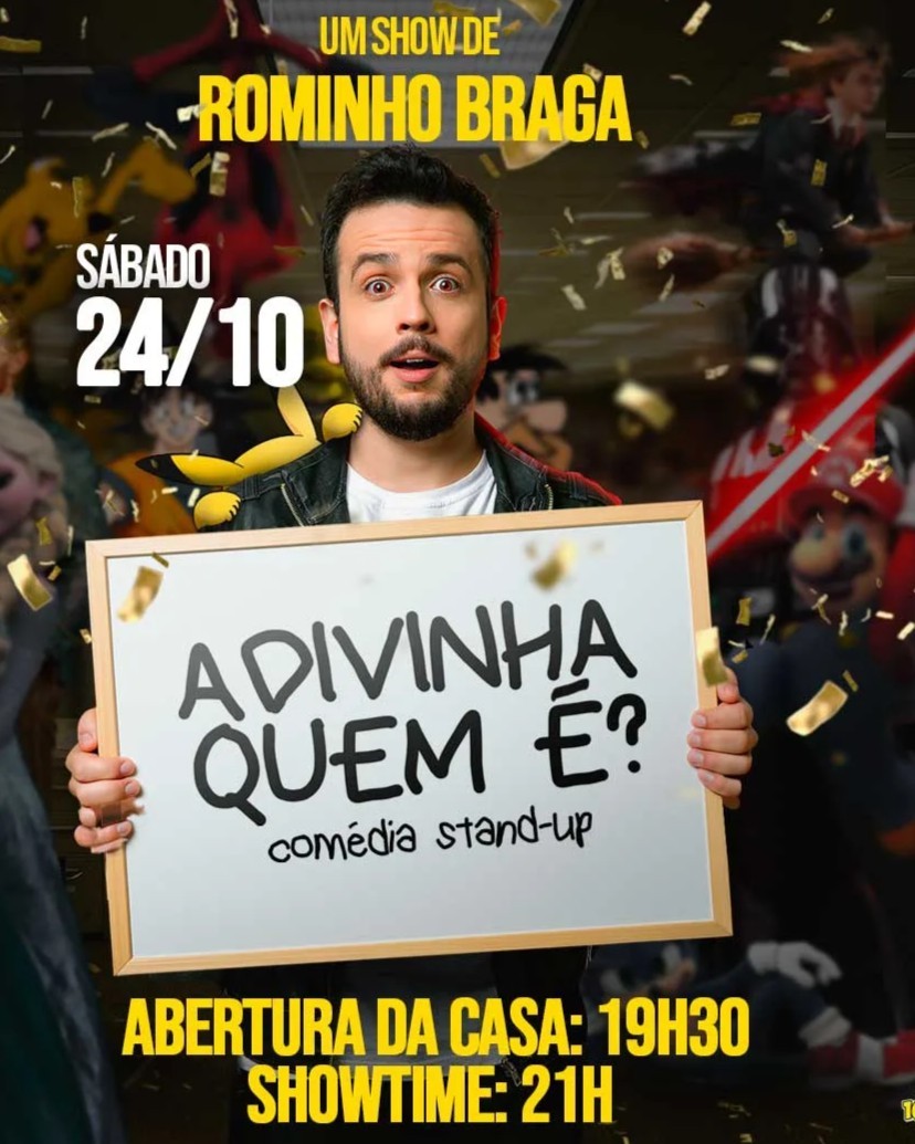 Rominho Braga em Adivinha Quem É? | SP - Hillarius SP
