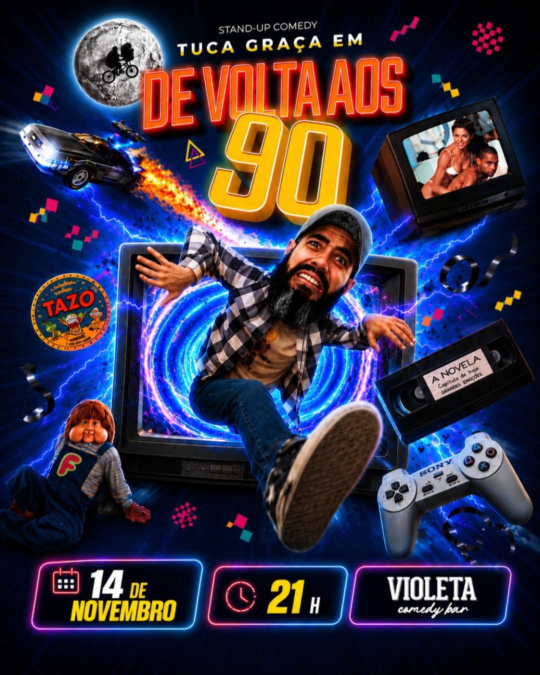 TUCA GRAÇA em DE VOLTA AOS 90 - Stand Up Comedy na Rua Augusta!
