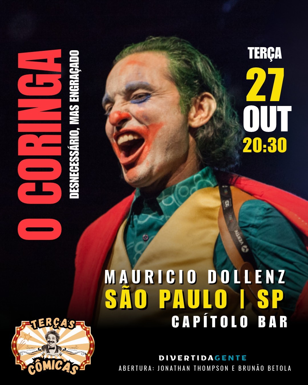 Terças Cômicas com Mauricio Dollenz