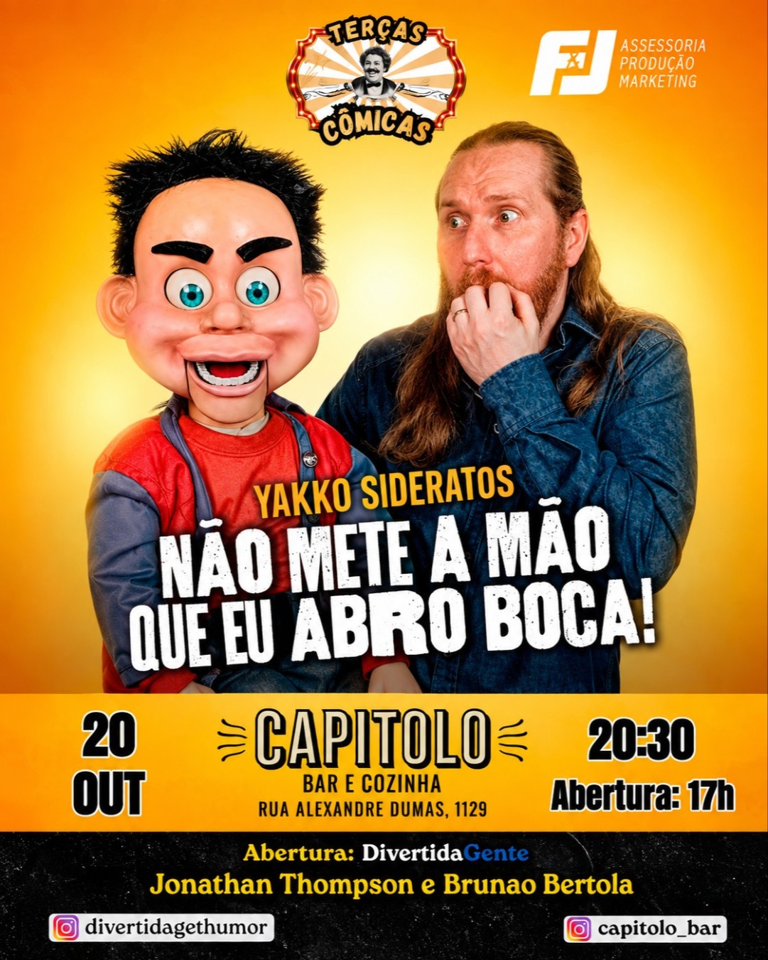 Terças Cômicas com Yakko Sideratos