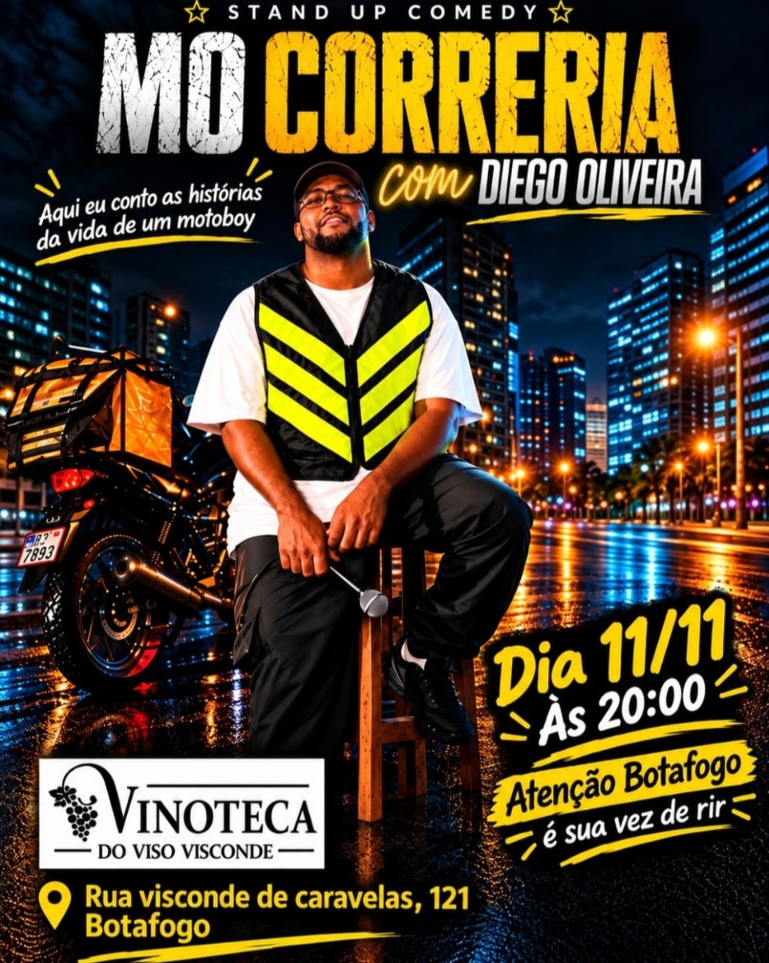 Diego Oliveira - Mo Correria| Botafogo - RJ | Vinoteca do Visconde