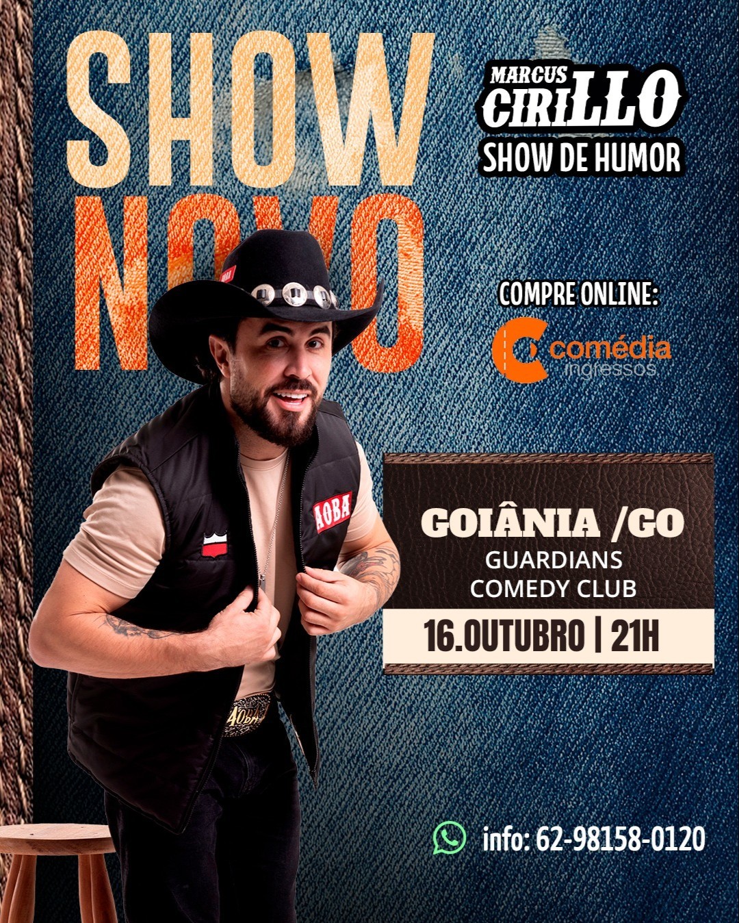 Marcus Cirillo em Humornejo