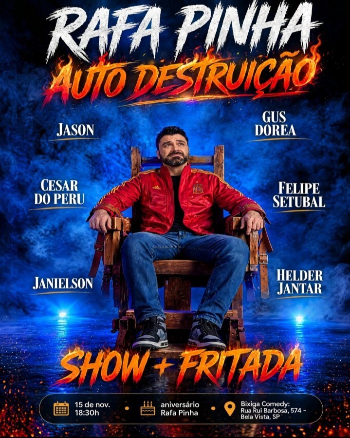 Rafa Pinha em Auto Destruição | SP  Bixiga Comedy