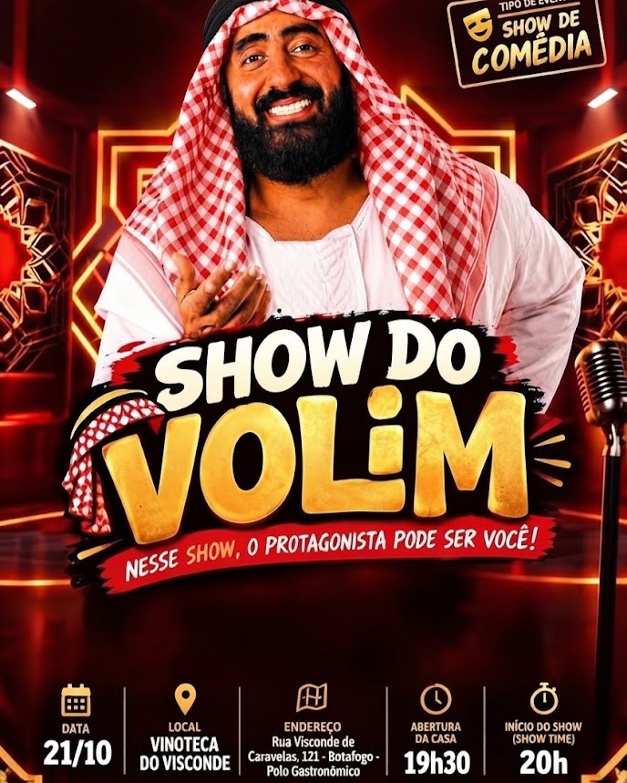 SHOW DO VOLIM- show de comédia com Abner Simão