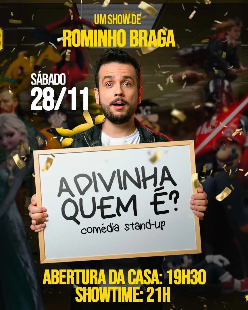 Rominho Braga em Adivinha Quem É? | SP - Hillarius ABC