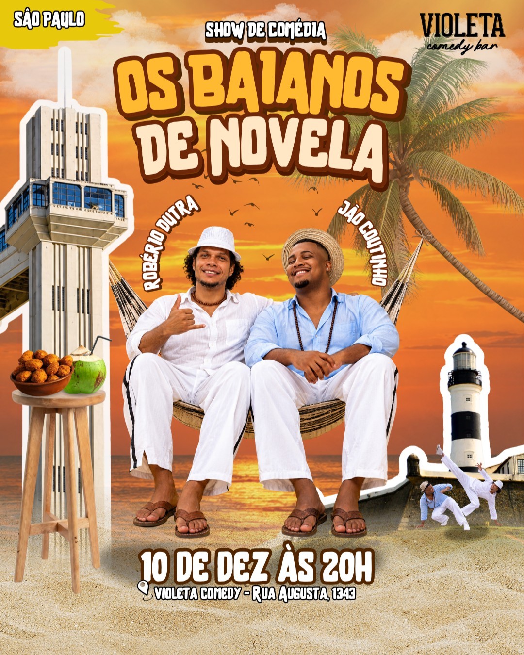 OS BAIANOS DE NOVELA - Show de Comédia com Robério Dutra e Jão Coutinho