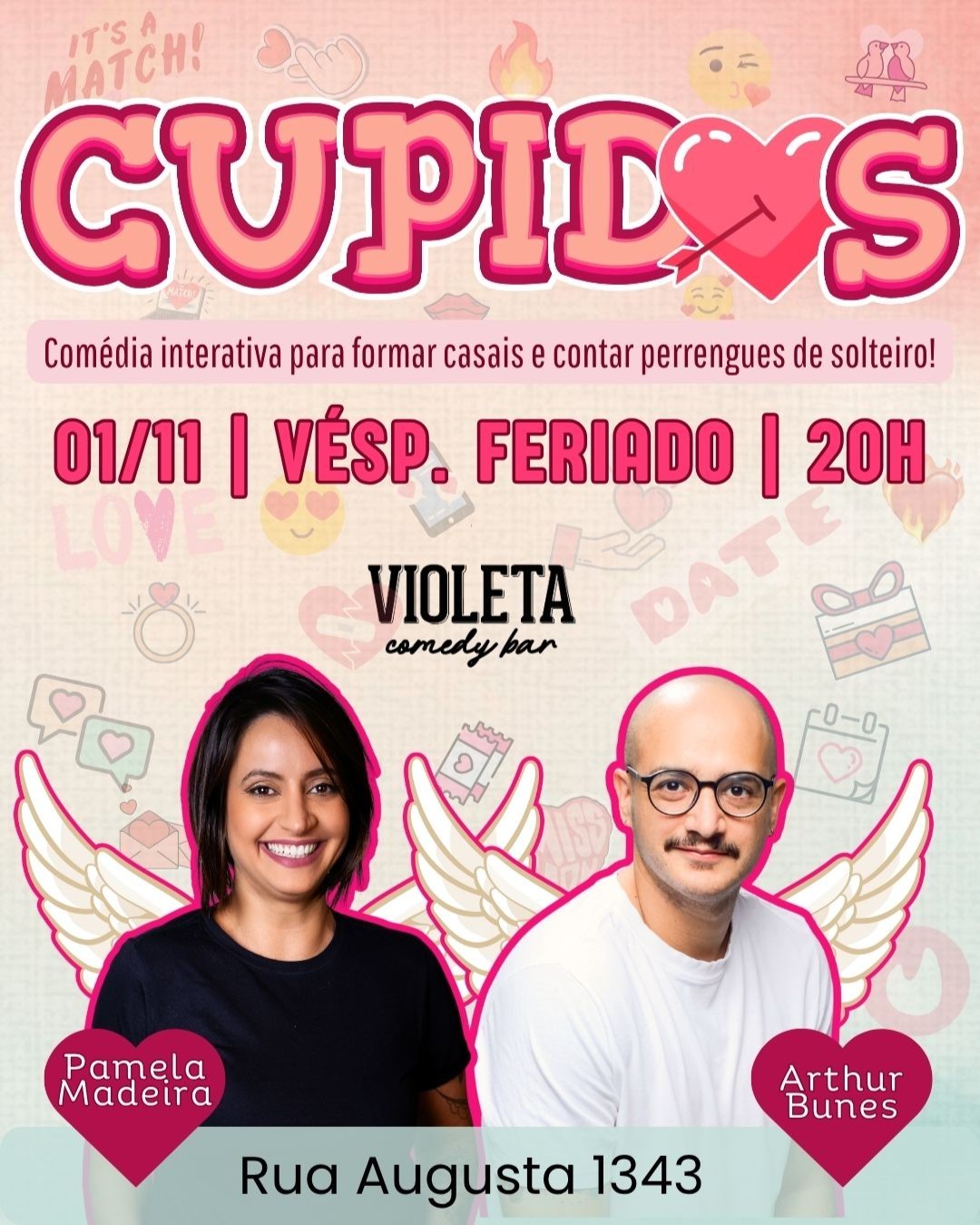 CUPIDOS - Show de comédia interativo