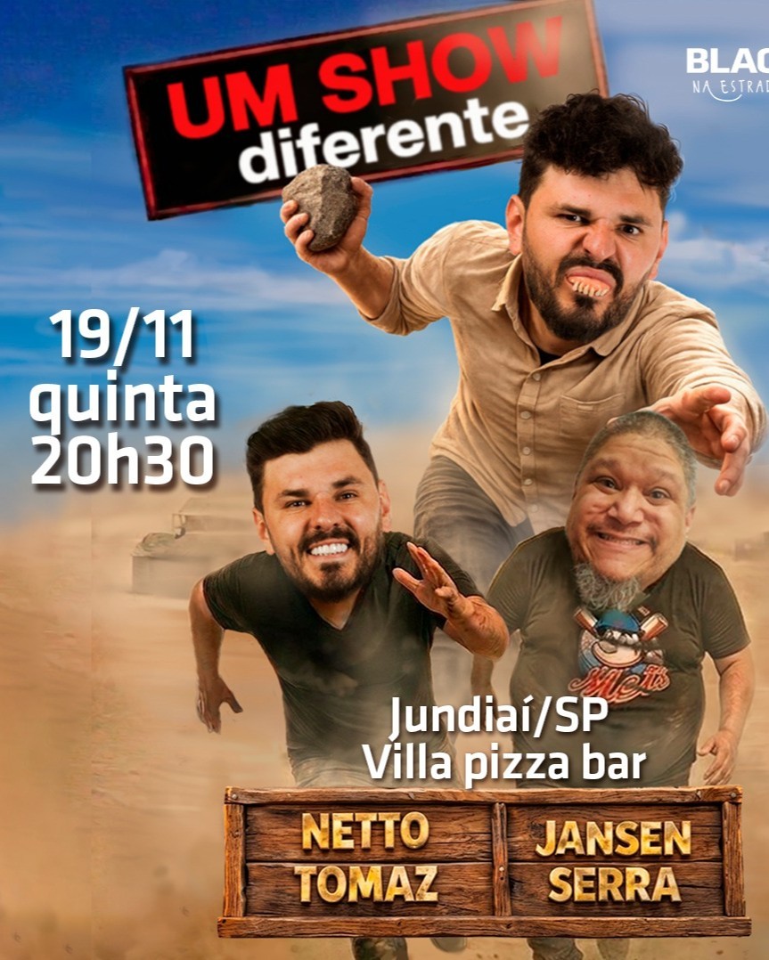 Netto Tomaz e Jansen Serra - Um show diferente | Jundiaí - Villa Pizza Bar