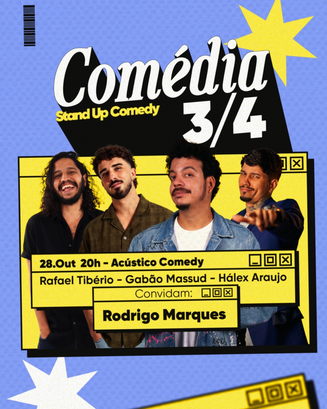 Comedia 3/4 - Convidado Rodrigo Marques