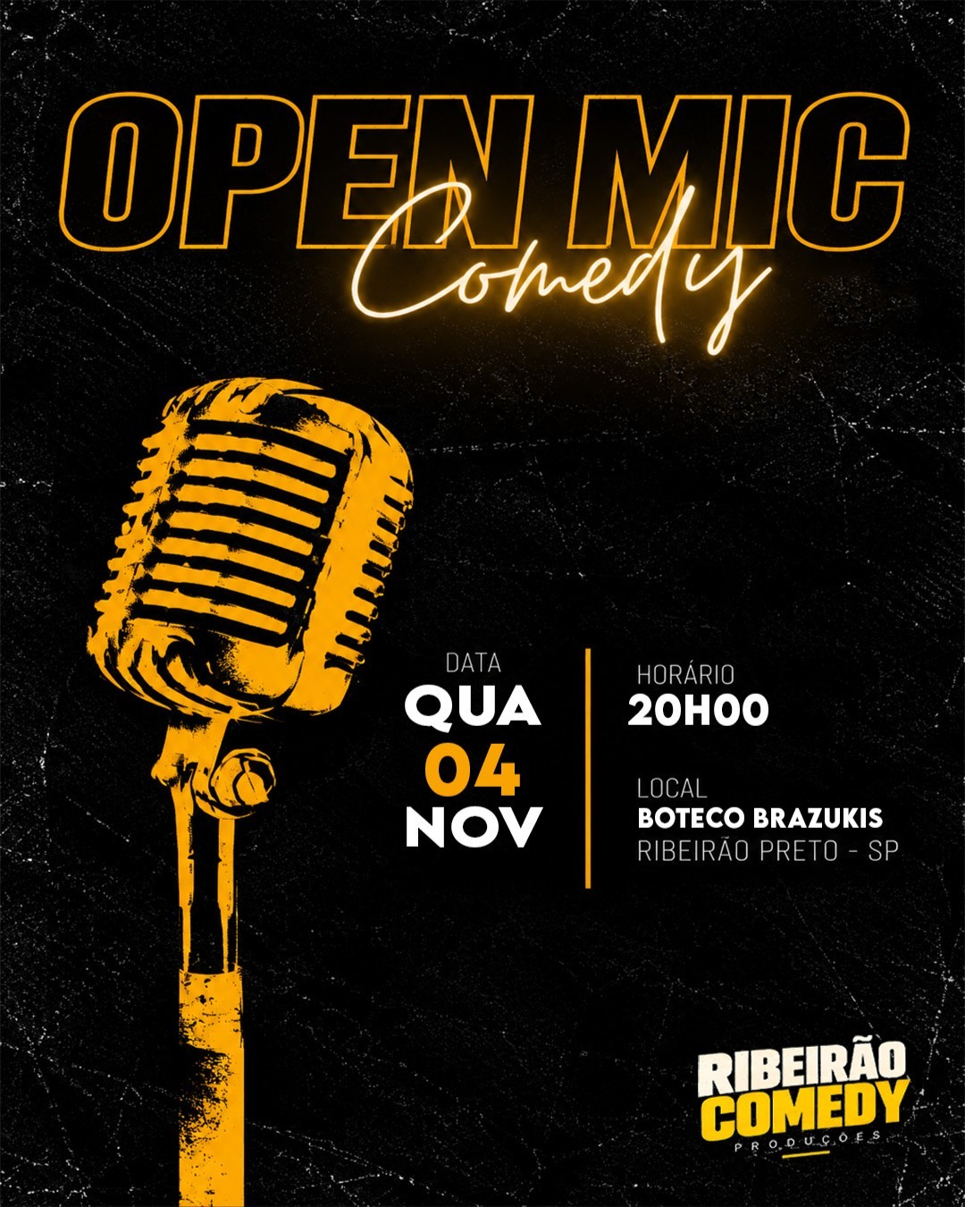OPEN MIC no Ribeirão Comedy