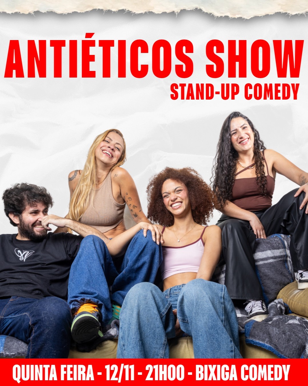 ANTIÉTICOS SHOW - STAND UP COMEDY - BIXIGA COMEDY