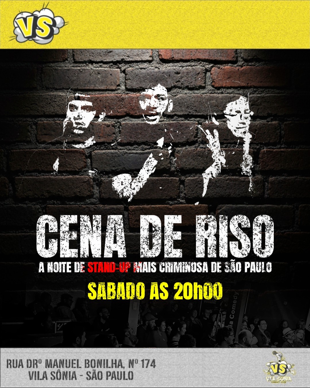 Cena de Riso - A Noite de Stand-up Mais Criminosa de São Paulo