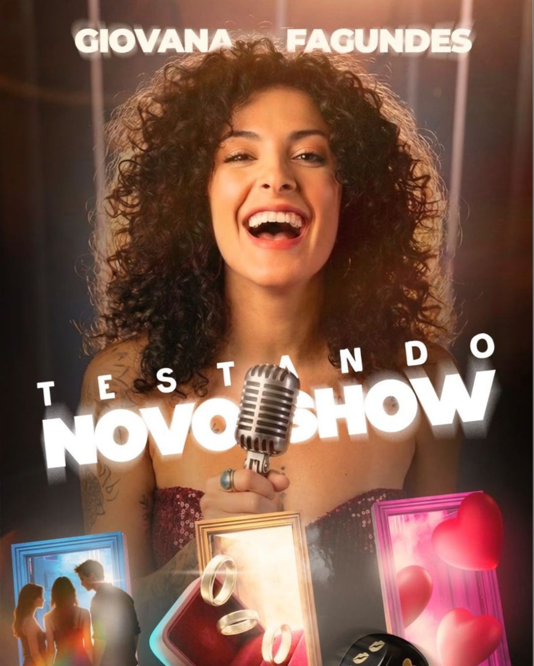 Giovana Fagundes em "Testando Novo Show"