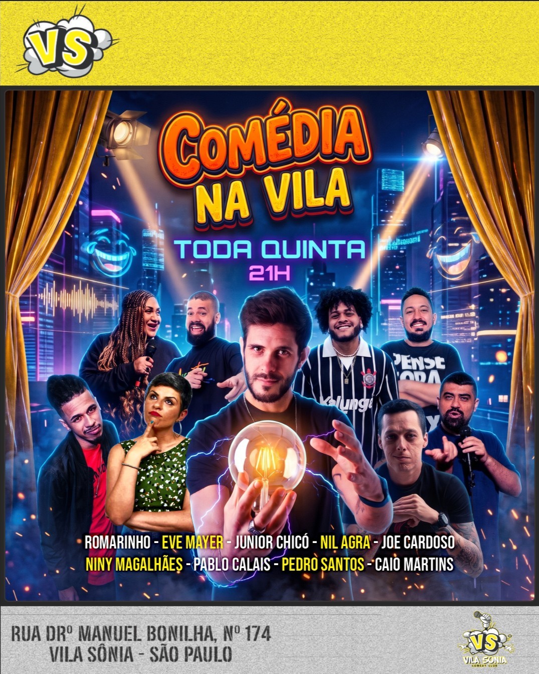 COMÉDIA NA VILA - STAND UP