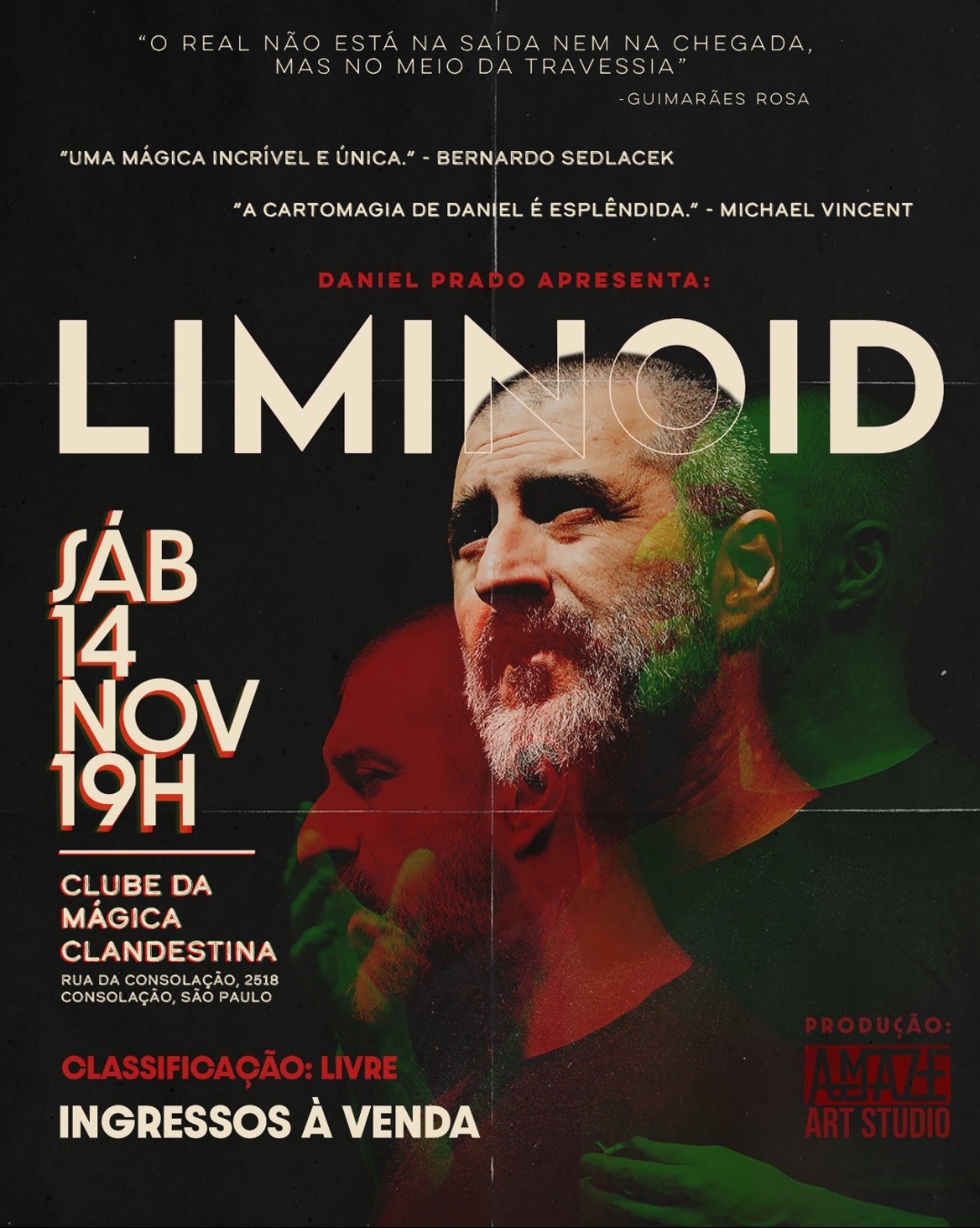Show de Mágica - Daniel Prado em Liminoid
