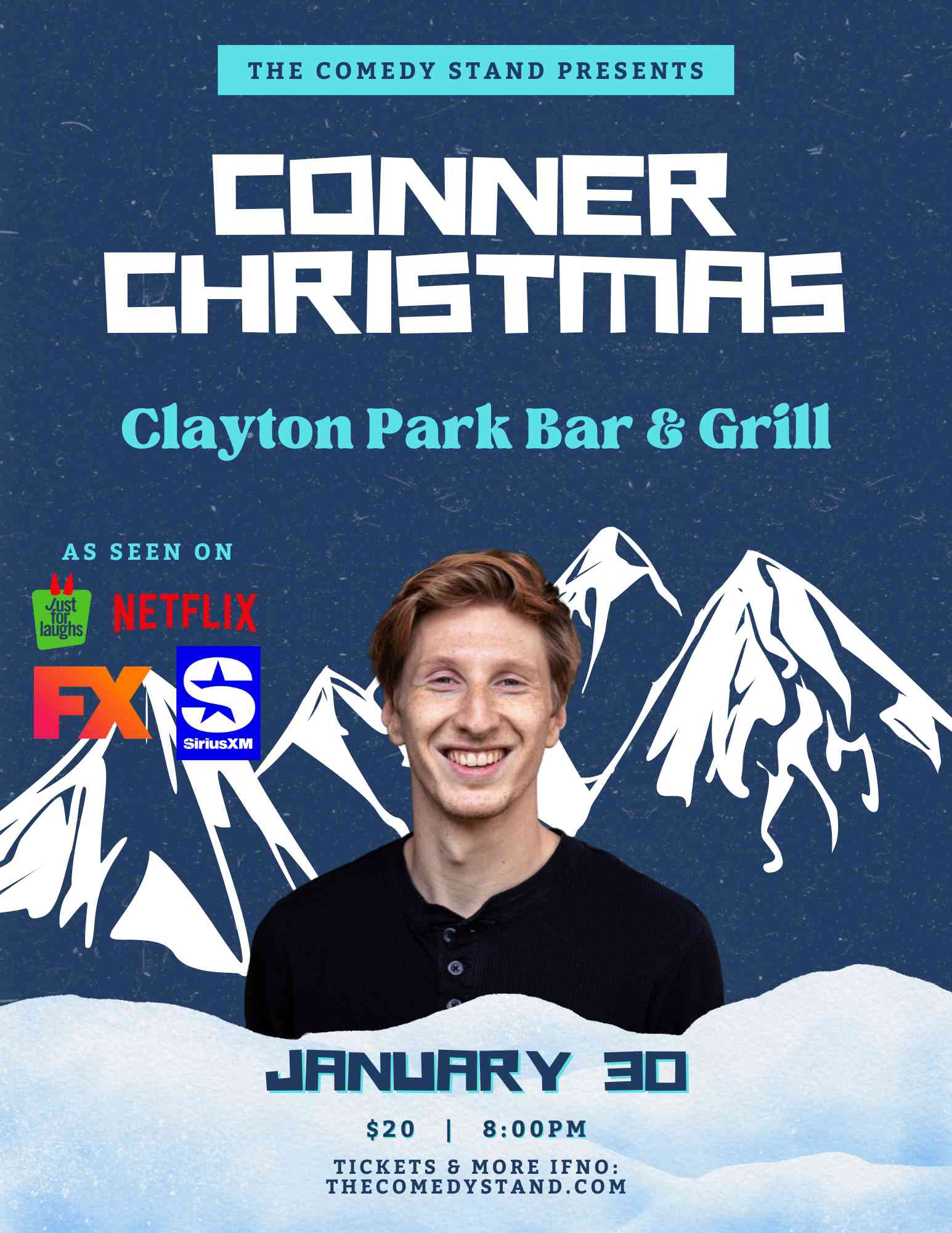 CONNER CHRISTMAS: Live in Clayton Park Presented by The Comedy Stand - Live Comedy in Halifax, Nova Scotia