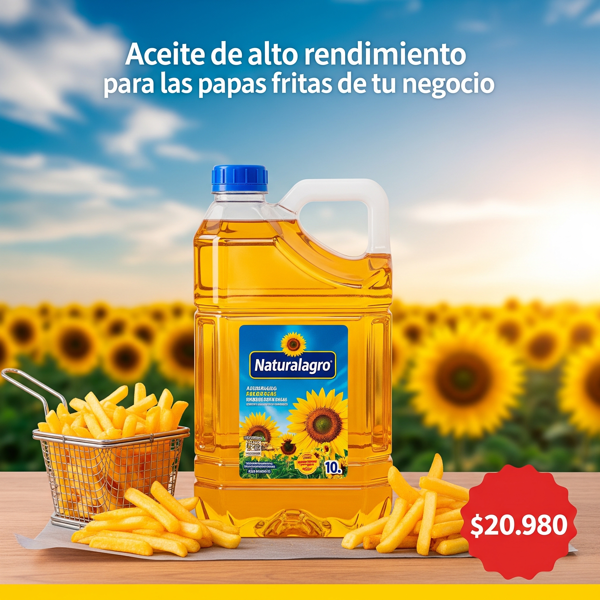 Aceite para Freír Natural Agro