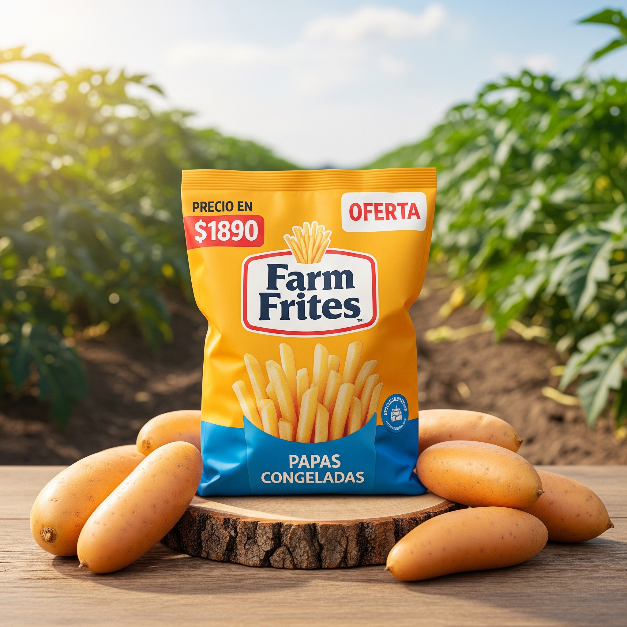 Papas Prefritas Congeladas FarmFrites