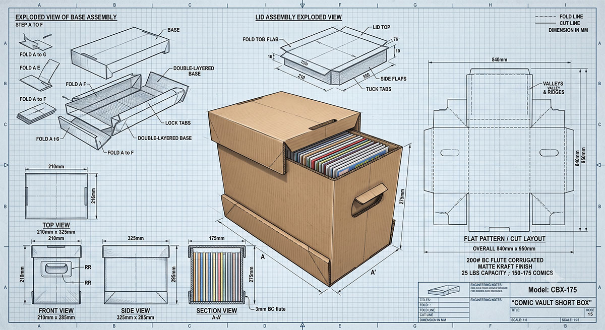 The Comic Short Box Blueprint: The Hidden Engineering Behind Every Collector's Favorite Storage Box